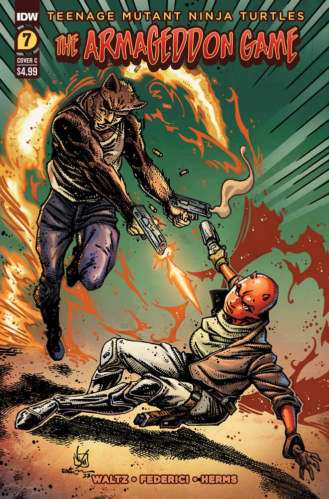 Teenage Mutant Ninja Turtles Armageddon Game #7 Cover C Eastman