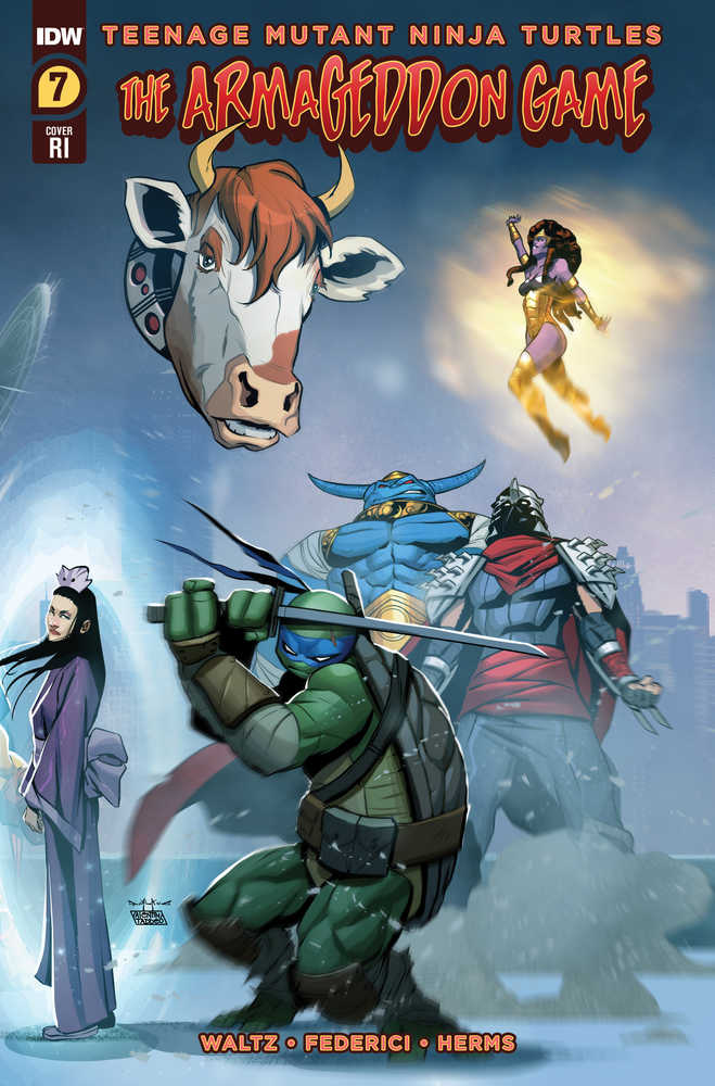 Teenage Mutant Ninja Turtles Armageddon Game #7 Cover D 10 Copy Variant Edition Qualano