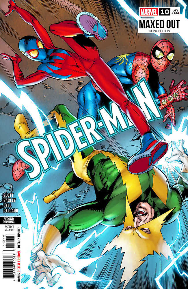 Spider-Man 10 Mark Bagley 2nd Print Variant