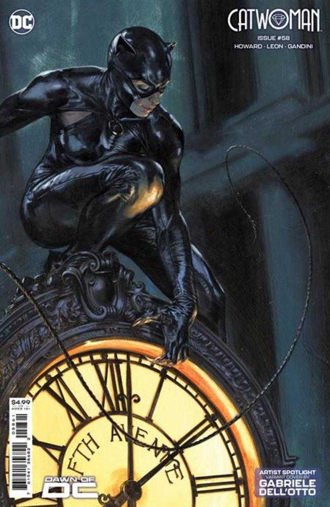 Catwoman #58 Cover D Gabriele Dell Otto Artist Spotlight Card Stock Variant (Batman Catwoman The Gotham War)