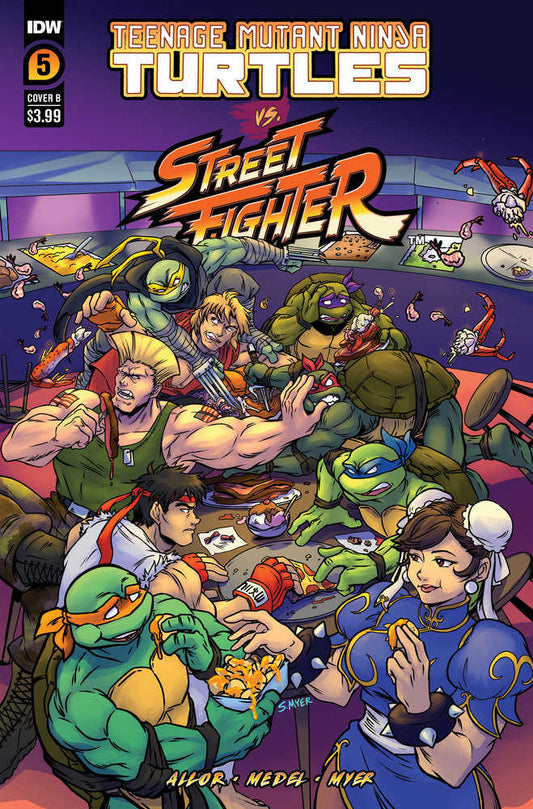 Teenage Mutant Ninja Turtles vs. Street Fighter #5 Variant B (Myer)
