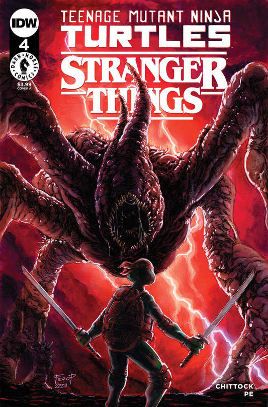 Teenage Mutant Ninja Turtles X Stranger Things #4 Cover A (Pe)