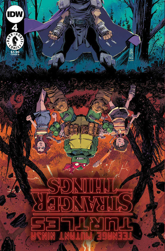 Teenage Mutant Ninja Turtles X Stranger Things #4 Variant B (Corona)
