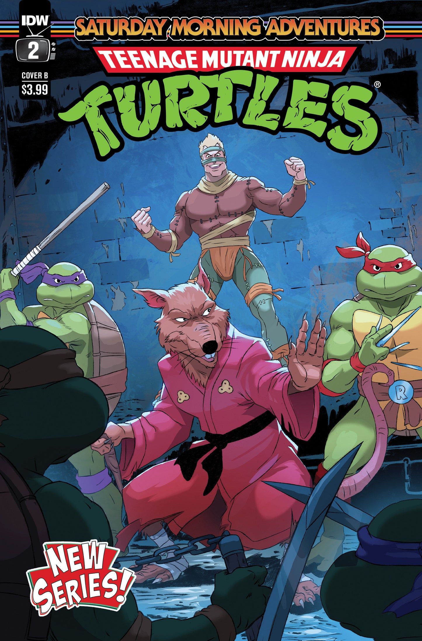 Teenage Mutant Ninja Turtles: Saturday Morning Adventures (2023-) #2 Variant B (Schoening)